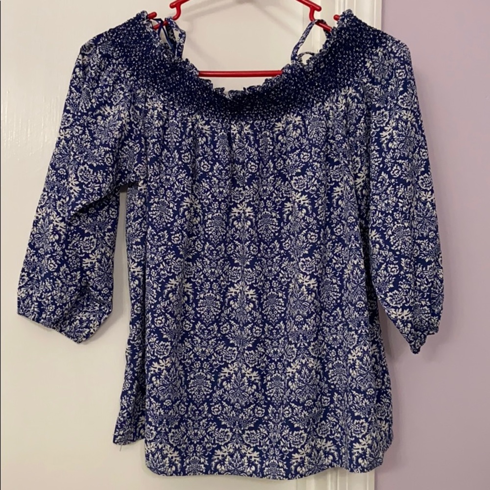 Off the shoulder shirt